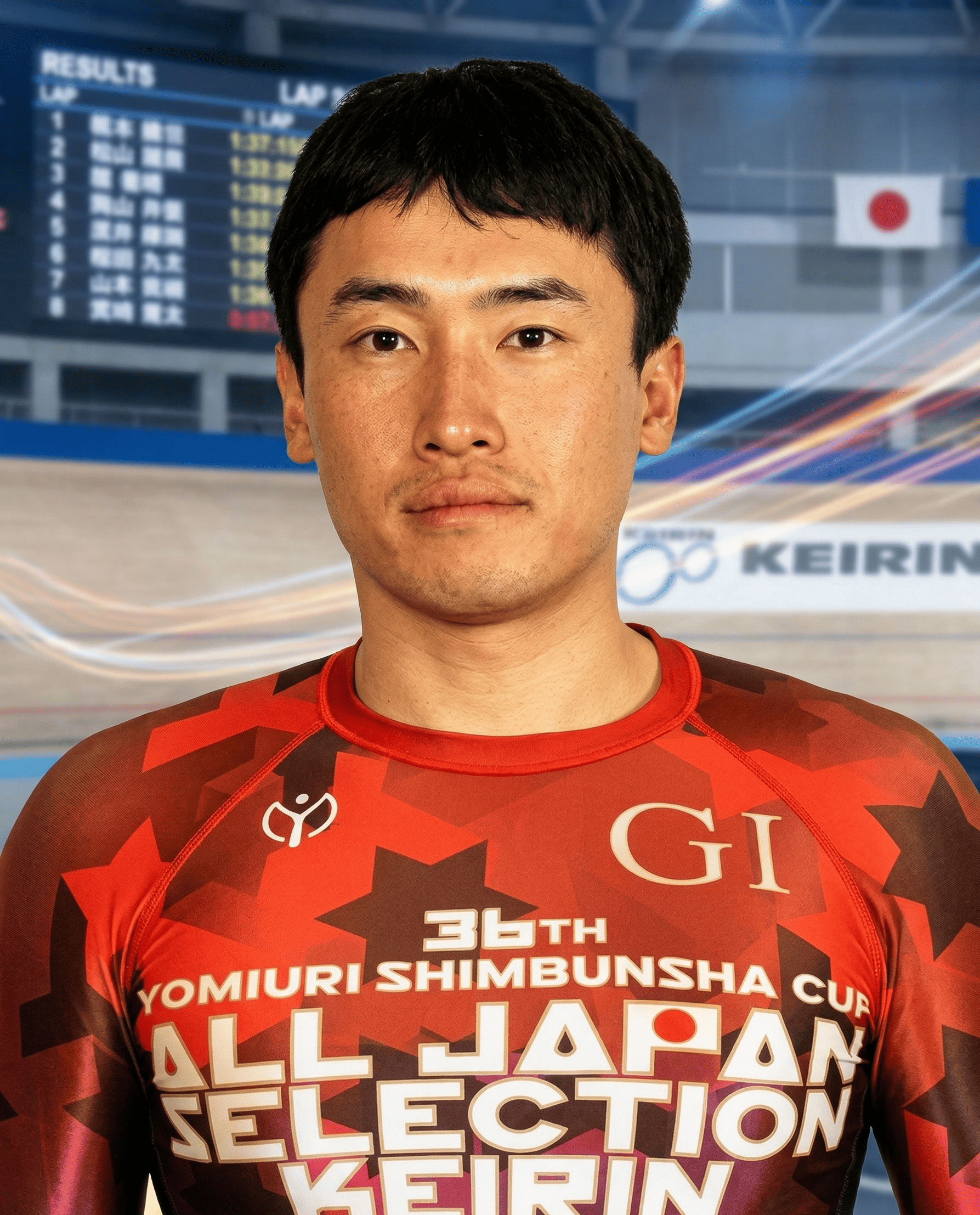 競輪選手の鍛え上げられた太ももの筋肉